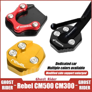 CHO XE HONDA Rebel CM500 CM300 CMX Xe Máy Bên Đứng Phóng To Chân Đế Miếng Lót Nối Dài Chống Trượt Tấm Hỗ Trợ
