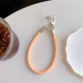 Kẹo màu sợi móc kim loại nhẫn đa năng, vỏ điện thoại dây đeo cổ tay, thời trang, di động, chống mất