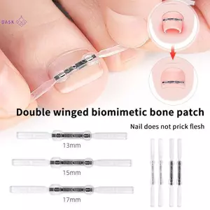 2 Miếng dán chỉnh sửa móng tay Đàn hồi mọc ngược Móng chân Corrector Miếng dán phụ trợ vô hình Paronychia Điều trị phục hồi Corrector Dụng cụ làm móng chân