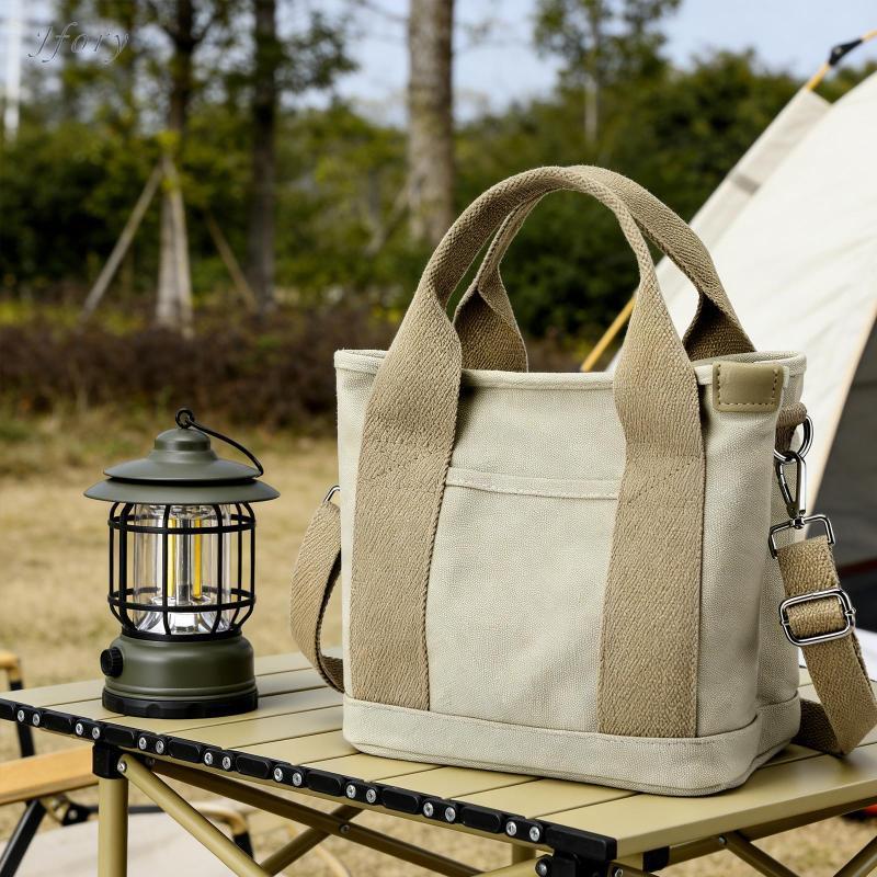 Jfory Túi Đeo Vai Nữ Canvas Tote Có Ngăn Ví Thường Ngày Dung Tích Lớn Dây Kéo Đóng Túi Xách Thích Hợp Cho Văn Phòng Đại Học Du Lịch Sử Dụng Hàng Ngày