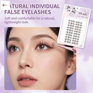 Lông mi giả phong cách Hàn Quốc tự nhiên Gói số lượng lớn Sợi tổng hợp C Curl 7-10mm cho sân khấu hàng ngày