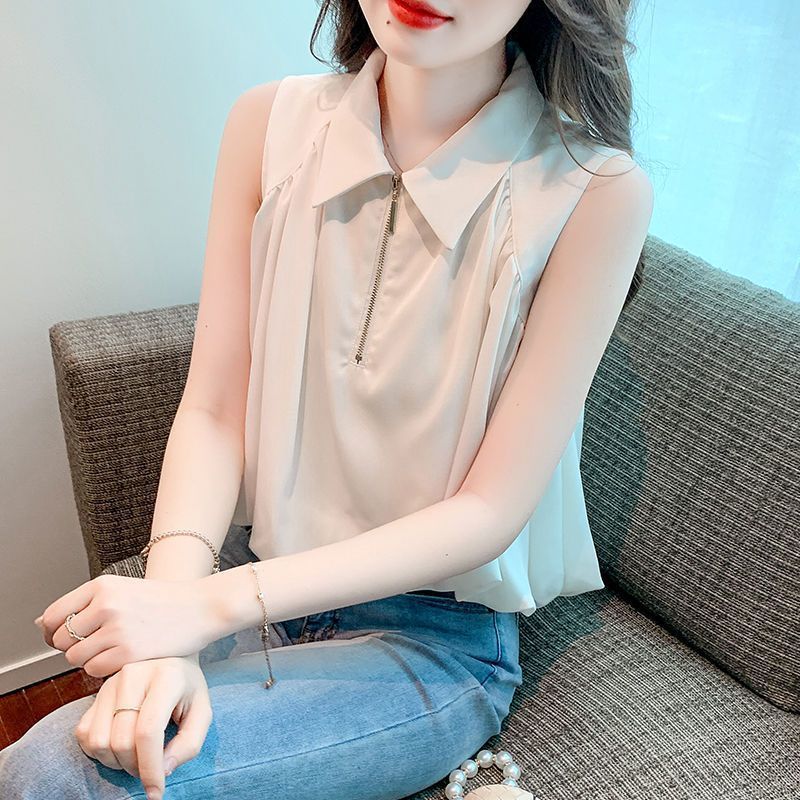 Áo sơ mi voan nữ mùa hè, phong cách Pháp, giản dị và thời thượng