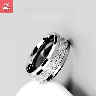 Thời trang nam: Nhẫn titan và thép không gỉ nhanh màu