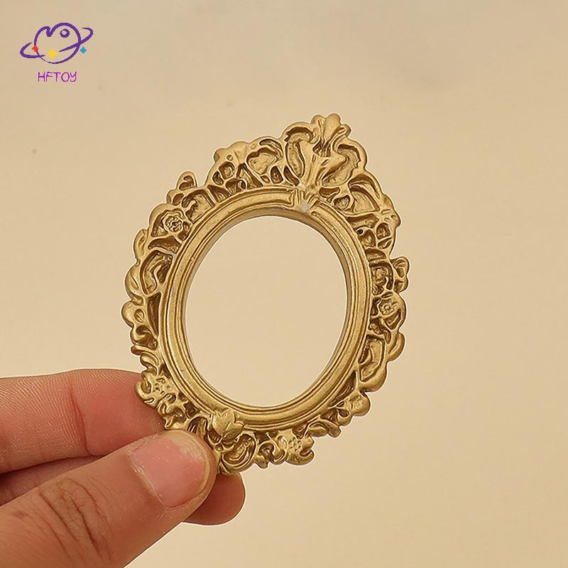 HFTOY 1: 12 Nhà búp bê Khung ảnh thu nhỏ Khung tranh sơn dầu Khung tranh tường Mô hình nhà Trang trí đồ chơi Phụ kiện nhà búp bê ~