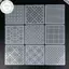 PUSKY Stencil Sashiko Tái Sử Dụng, Dụng Cụ DIY May Mặc và Trang Trí