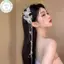 PUSKY Kẹp Tóc Bướm Đính Hạt - Phong Cách Công Chúa, Thoải Mái Cho Ngày Hè