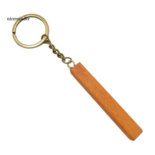 ZNCE _ Móc khóa bằng gỗ Khoảng trống Mặt dây chuyền bằng gỗ trống Móc khóa bằng gỗ có thể tùy chỉnh với vòng hợp kim – Mặt dây chuyền hình chữ nhật để khắc tranh tự làm Dập nóng –