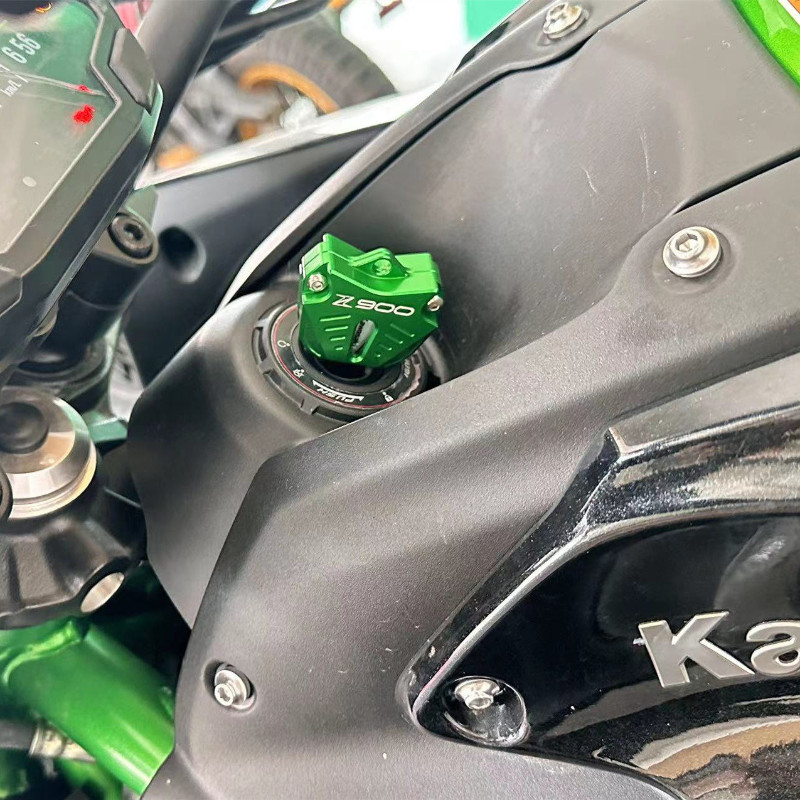 CHO KAWASAKI NINJA400 Z400 NINJA650 Vỏ Chìa Khóa Xe Máy Vỏ Chìa Khóa Bảo Vệ CNC Nhôm Chìa Khóa