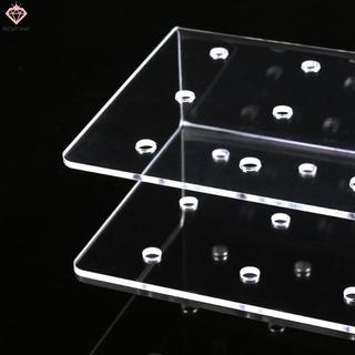 Giá đỡ bánh Lollipop với 15 lỗ, làm từ acrylic trong suốt, phù hợp làm giá đỡ màn hình
