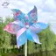 HFTOY Xoay Nhiều Màu Sắc Hoa Cối Xay Gió Trẻ Em Pinwheels Đồ Chơi Ngoài Trời Đảng DIY Số Lượng Lớn Trang Trí Sân Vườn ~