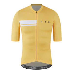 QSS001A - Áo Đạp Xe UKE Nam Yellow