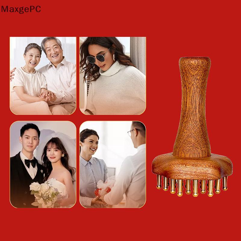 COD Copper Head Massage gua shab với dài tay cầm bằng gỗ-Bền Trung Quốc Spa công cụ