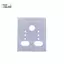 PlumHOUSE 100X Clear Chuyên Nghiệp Loại Bông Tai Nhựa Bông Tai Giá Đỡ Hiển Thị Thẻ Treo, VN