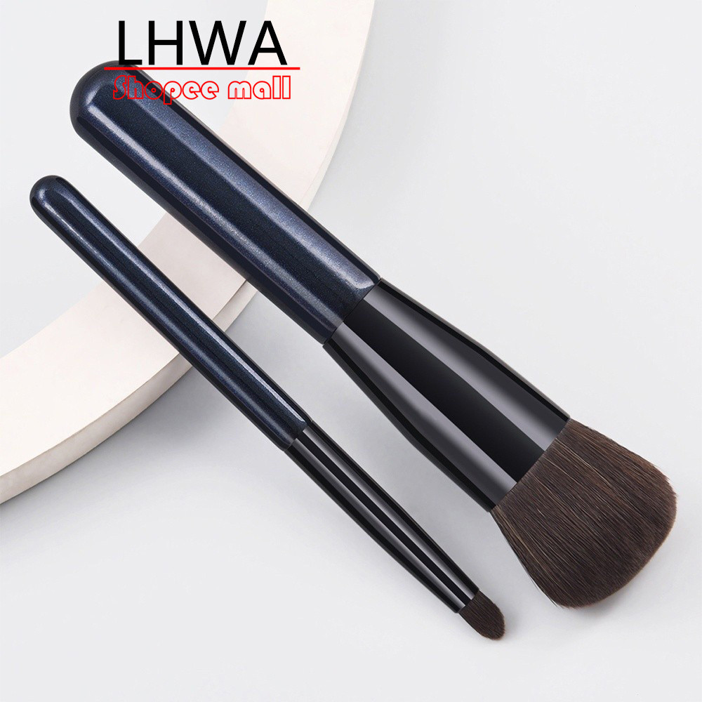 Bộ Cọ Trang Điểm LHWA 2 Cây Cọ Phấn Mắt Cọ Nền Cao Cấp Lông Cọ Mềm Mại, Tán Phấn Đều Màu, Dễ Sử Dụng