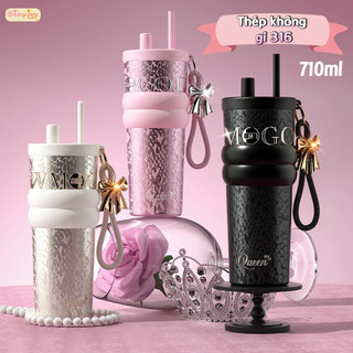 【BabyJoy】Ly giữ nhiệt QUEEN 710ml,lớp lót bên trong bằng thép không gỉ 316,cao cấp sang trọng