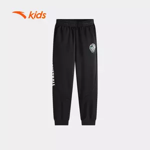ANTA Kids Quần Jogger Thể Thao Bé Trai Lót Nỉ, Dáng Dài Giữ Ấm, Phong Cách Thể Thao Thoải Mái 352541737U