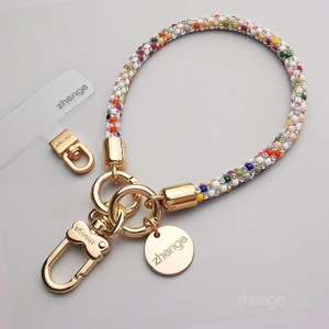 Dây Điện Thoại Di Động Nữ Cổ Tay Nhấp Nháy Kim Cương Độc Đáo Siêu Đẹp Ánh Sáng Sang Trọng Niche Tinh Tế Cao Cấp Ngắn Du Lịch Ngoài Trời