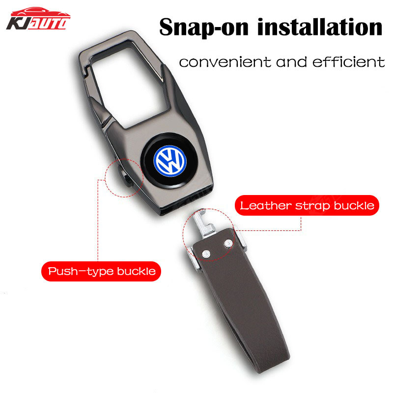 VW Volkswagen Da Kim Loại Xe Móc Khóa Cao Cấp Khóa Phong Cách Móc Khóa Xe Máy Móc Khóa Cho Polo Fox Gol Up Golf Beetle Santana Sagitar Tiguan Passat
