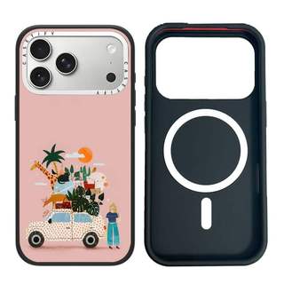 CASECASE X Tự Lái Xe tour Ốp Lưng Máy Ảnh Trắng Vòng Phiên Bản Mờ Đen Cứng Hút Từ Tính Tác Động Dành Cho Apple IPhone 13 14 15 16 17 Pro Max Air Plus Có Hộp