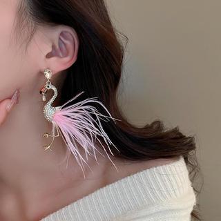 Bạc Kim Ngọt Ngào Fairycore Zircon Hoa Lông Bông Tai Hàn Quốc Ins Thiết Kế Độc Đáo Bông Tai Trang Sức Thời Trang Thanh Lịch Cho Nữ Nhẹ Sang Trọng