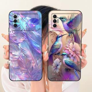 Dành Cho Tecno Spark 8c 8P Spark 8 Pro KG7 KG8 KG5j Ốp Điện Thoại Nơ Họa Tiết Hoa Bướm Nữ Tính Mặt Sau Silicon Vỏ Mềm