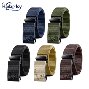 Thắt lưng Nylon nam, khóa tự động, thắt lưng vải ngoài trời
