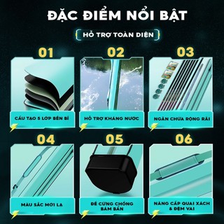 Bao đựng cần câu V5 RiceFishing kích thước 130cm màu sắc mới 2025 TC-24