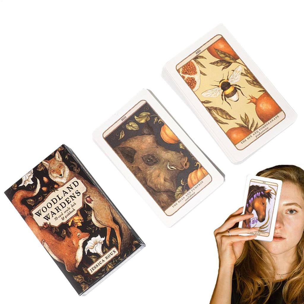 Woodland Wardens Oracle Cards Games Full English Friends Party Board Tarot Game Bói toán Fate Game saixit2vn