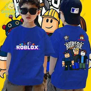 COD✅ (Hồ Chí Minh)DREAMY BABY Áo thun ngắn tay trẻ em, in họa tiết Roblox, phong cách Mỹ.