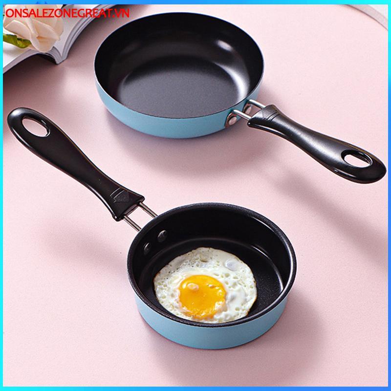 Ons Chảo Chiên Mini Inox Ngăn Ngừa Sti Nồi Cảm Ứng Tròn Bữa Sáng Chiên Nhỏ Chảo Trứng Có Tay Cầm Dài Tiện Ích Nhà Bếp Tại