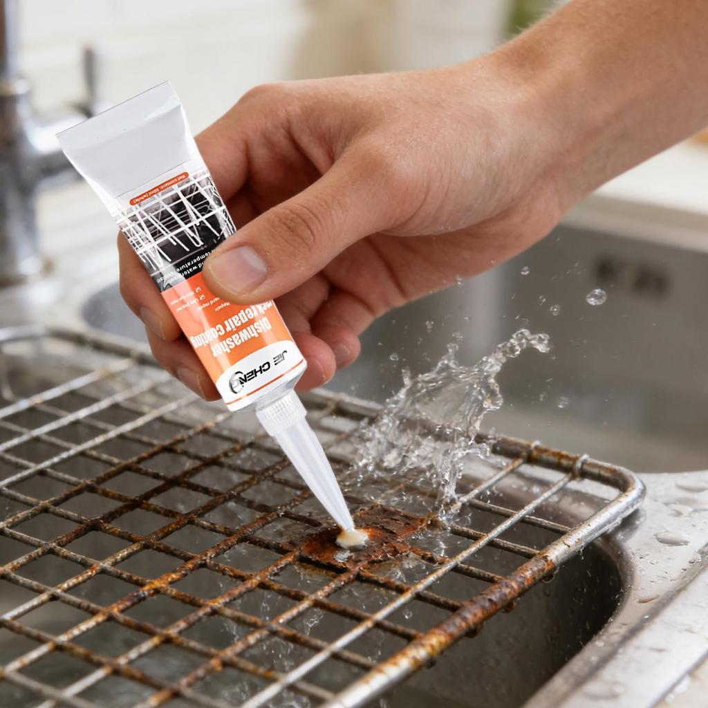 50ml Giá Máy Rửa Chén Keo Sửa Chữa Máy Rửa Chén Lâu Dài Giá Sơn Gel Với 2 Bàn Chải Giá Máy Rửa Chén Sửa Chữa Keo shopidaevn