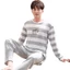 Mùa Xuân Thu Quần Dài Tay Bộ Đồ Ngủ Nam Loungewear Rời Thường Ngày Plus Kích Thước Bộ Đồ Ngủ Nam Loungewear Có Thể Mặc Bên Ngoài