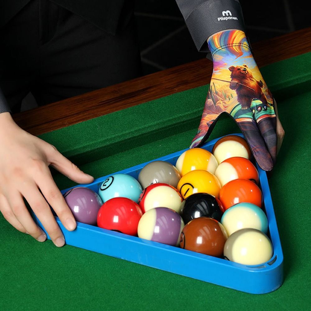 Găng Bi-a YUUKII Ba Ngón Trái Co Giãn, Thoáng Khí, Chống Trơn, Phụ Kiện Snooker