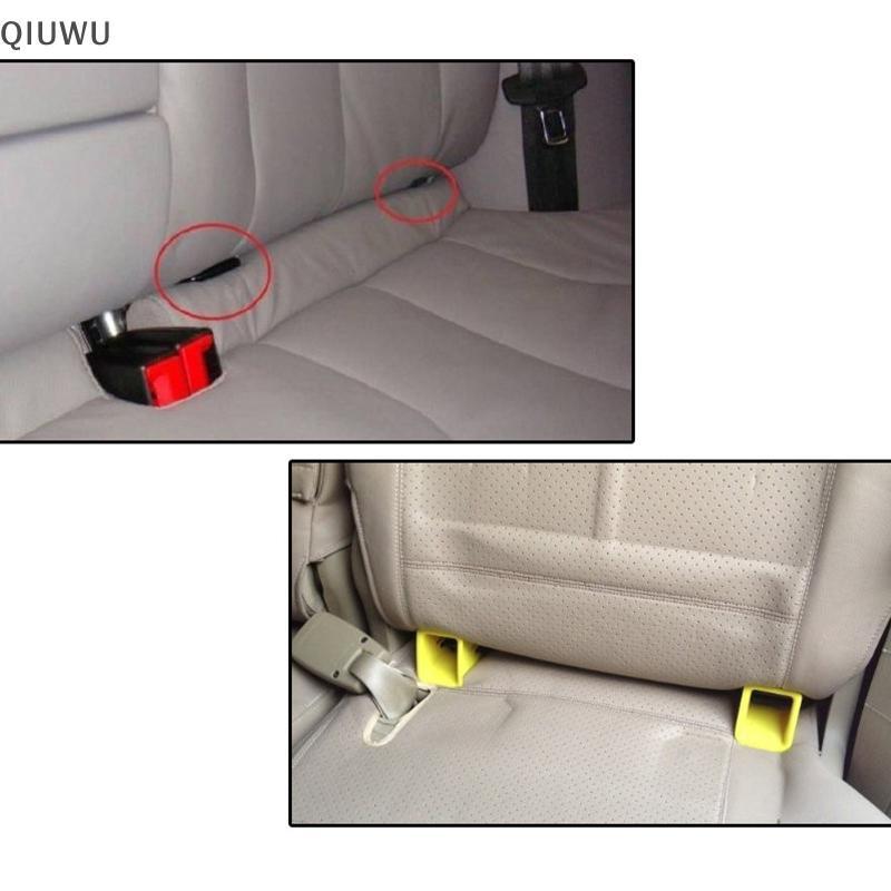 QIUWU 1 Cặp Ghế Ngồi Ô Tô ISOFIX Chốt Thắt Lưng Kết Nối Hướng Dẫn Rãnh Phụ Kiện An Toàn Ghế Nội Thất Ô Tô Cho Bé.