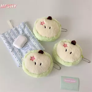 HFSHY Hoạt Hình Dễ Thương Sang Trọng Ví Đựng Tiền Xu Móc Khóa Mặt Dây Chuyền Túi Bảo Quản Di Động Bapa Charm Túi Ngọt Ngào Treo Đồ Trang Trí Quà Tặng Nữ Tính VN