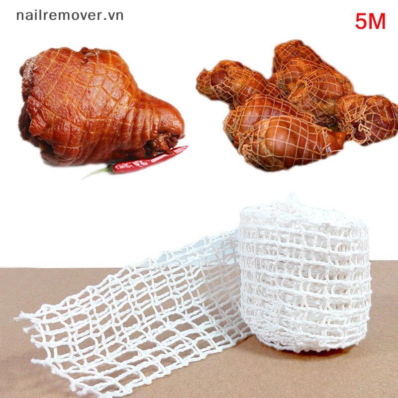 [NR] 1Pc 5m Thịt Lưới Cuộn Đàn Hồi Ham Xúc Xích Thịt Dây Bao Dụng Cụ Nhà Bếp Phụ Kiện MỚI