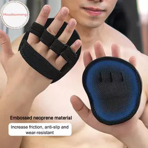 Hodou Cặp bảo vệ lòng bàn tay cho tập gym và cử tạ - Half-finger workout gloves