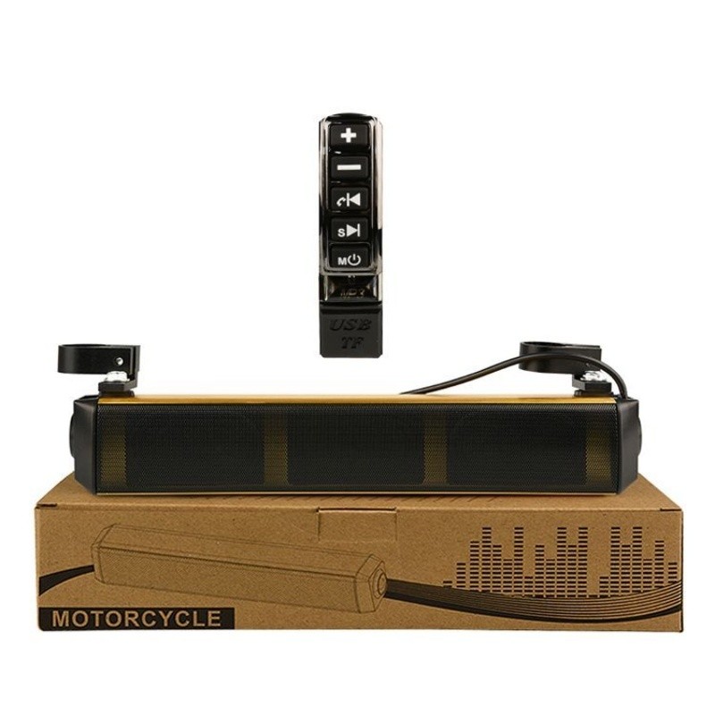 QMP HITOP Xe Máy Loa Bluetooth Bluetooth Bluetooth Stereo Player Loa Chống Nước 12V Tay Lái Xe Máy Loa Siêu Trầm