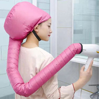 Máy sấy hấp nắp tái sử dụng, tạo kiểu tóc, mũ sấy khô cho gia đình, phù hợp tóc xoăn