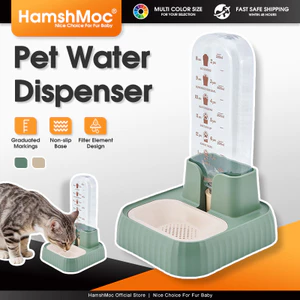 HamshMoc Máy phun nước cho mèo Chất liệu PET PP Thiết kế có thể giặt được Bộ lọc chống bụi Cấp nước sạch cho trong nhà