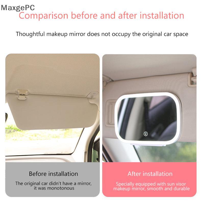 COD LED thắp sáng gương trang điểm cho xe Sun Visor với sạc điền vào ánh sáng