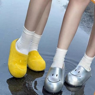 2026 Dép nửa đế dày Baotou Mules phong cách mới