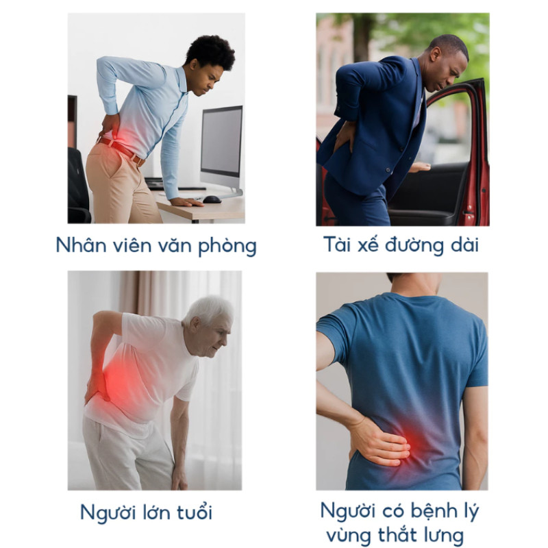 Khung massage nắn chỉnh lưng có túi khí, bóp tay bơm hơi điều chỉnh cao thấp, thư giãn cột sống, cải thiện tư thế