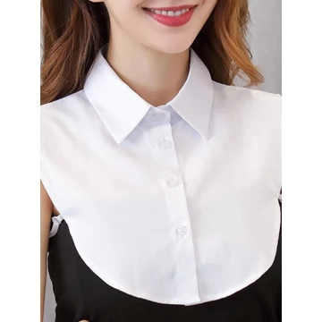 Cổ Giả Áo Sơ Mi Trắng Nữ Phù Hợp Với Cổ Giả Xuân Thu Đông Phù Hợp Với Áo Len Quần Áo Đáy Áo Sơ Mi Đen Cổ Áo Sơ Mi Cổ Áo Sơ Mi