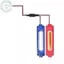 PUSKY 1 Cái 1 Đến 2 Xe Cảnh Báo Đèn Flash 12V COB Đỏ Xanh Nhấp Nháy Đèn Cho Ô Tô Moto Xe Đạp Lưới Tản Nhiệt Trang Trí Không Khí Chiếu Sáng VN