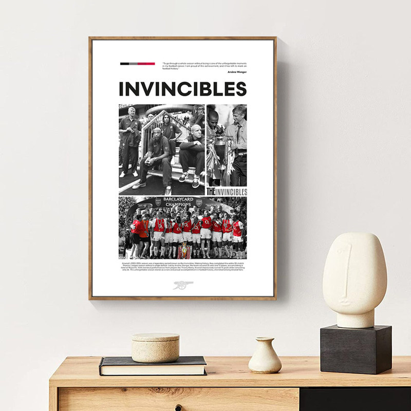 Arsenal Forever North London Canvas Poster Premier League Câu lạc bộ bóng đá Nghệ thuật treo tường Phòng khách Trang trí nội thất Không khung