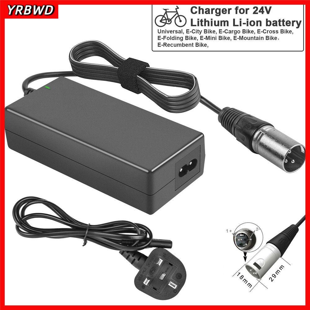 YRBWD Bộ sạc xe đạp điện 24/42V 2A Sạc nhanh Bền bỉ Thực tế cho Xe máy điện Xe lăn
