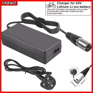 YRBWD Bộ sạc xe đạp điện 24/42V 2A Sạc nhanh Bền bỉ Thực tế cho Xe máy điện Xe lăn