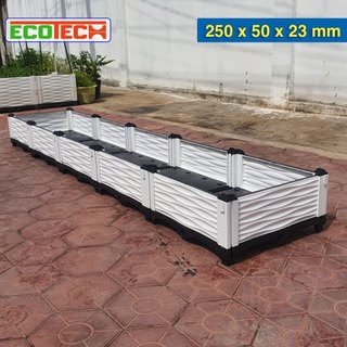 Chậu ghép thông minh HDPE/PP 250x50x23cm: Thẩm mỹ, bền bỉ, dễ lắp đặt, phù hợp mọi cây trồng đô thị.