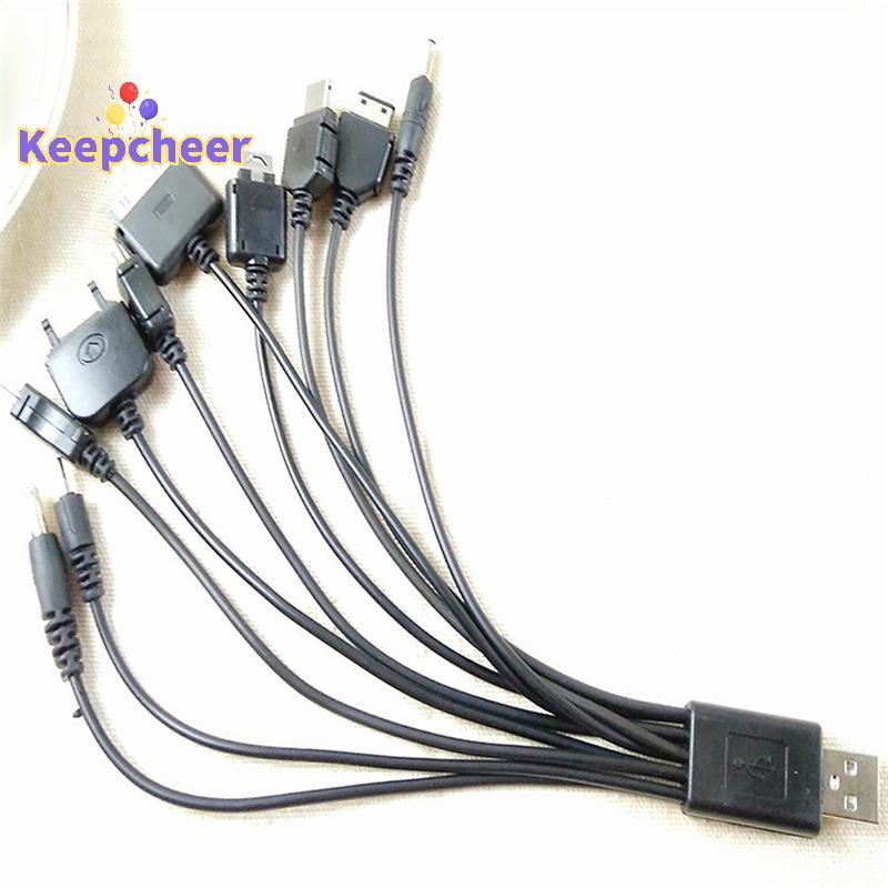 [Keepcheer] Cáp USB sạc đa chức năng 10 trong 1 cho cáp dữ liệu Motorola Samsung LG Mới